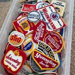 Vintage beer patches 20 PATCHES FOR $50